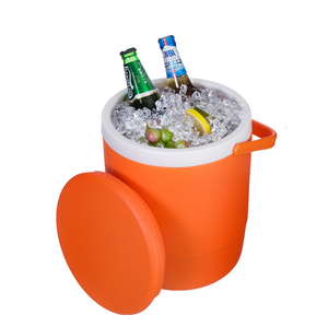 8L/20L plastik yuvarlak haddeleme kuru yürüyüş siyah soğutucu hızlı buzdolabı içecek olabilir soğutucu dış mekan kullanımı balıkçılık soğutucu - Product Image 4