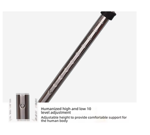 Outdoor Travel Climbing <b>Stick</b> Retractable <b>Foldable</b> Aluminum Alloy Hiking Crutch Rubber Wholesale Crutch <b>Stick</b> for Mountain - Product Image 5