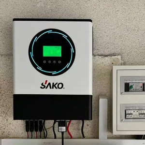 Sako Sunpolo 8Kw 11Kw 10000瓦功率10Kva太阳能10000 W 8000W Offgrid 48V 220V Ongrid 12 v至220混合太阳能逆变器