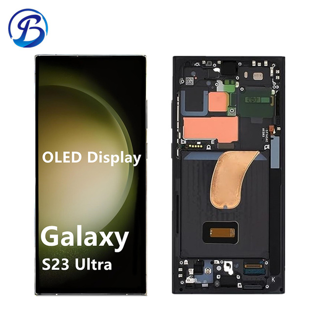 OLED Mobile Phone Display for samsung Galaxy S23 Ultra Touch Screen S23 U 6.8 S918 Wholesale Bulk Price Phone Screen Replacement