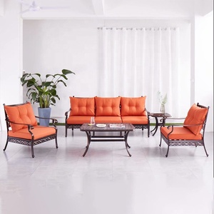 Mobilier <span class=keywords><strong>d</strong></span>'extérieur <span class=keywords><strong>en</strong></span> métal imperméable personnalisable <span class=keywords><strong>jardin</strong></span> loisirs cadre <span class=keywords><strong>en</strong></span> <span class=keywords><strong>fonte</strong></span> <span class=keywords><strong>d</strong></span>'<span class=keywords><strong>aluminium</strong></span> <span class=keywords><strong>salon</strong></span> canapé sectionnel ensemble pour terrasse - Product Image 1