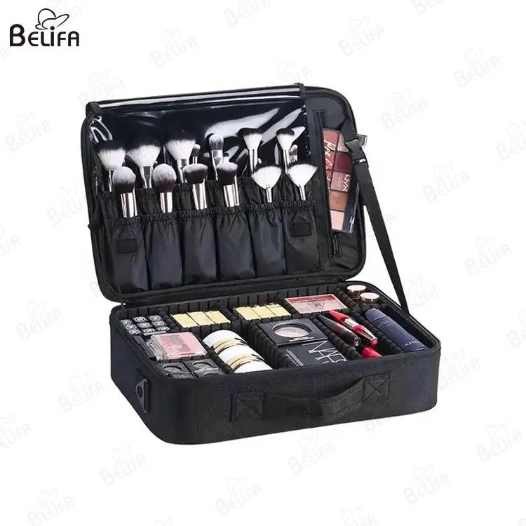 Offre Spéciale Portable étanche pinceaux maquillage sac artiste beauté professionnel maquillage étui voyage organisateur cosmétique sac