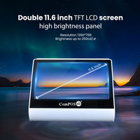 Terminal Punto de Venta (TPV) OEM/ODM de Gran Venta con Pantalla Táctil Capacitiva TFT LCD Dual de 11.6 Pulgadas, Sistema Operativo Android, 2GB/32G de Almacenamiento, 18 Meses de Garantía
