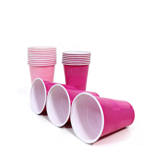 แก้วพลาสติกแบบใช้แล้วทิ้ง ผลิตตามสั่ง วัสดุ PP สองสี สไตล์ร่วมสมัย สำหรับงานปาร์ตี้ ผลิตในประเทศจีน - Product Image 4