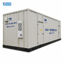 Transformateur de puissance compact extérieur de type conteneur triphasé mobile 415V/480V pour alimentation de secours
