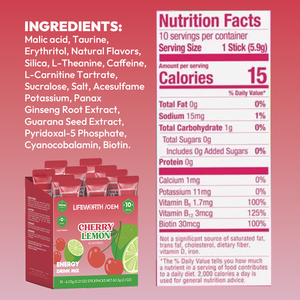 Lifeworth OEM Tự Nhiên Caffeine Năng Lượng Đồ Uống Bột Gói Đường Miễn Phí Kết Hợp Với L-Theanine, B Vitamin Keto Trên Đường Đi Gậy - Product Image 2