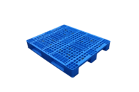 NEXARA Heavy Duty 1200*1000mm Mesh 3-Runner Palettes empilables en plastique avec entrée à 4 voies pour des opérations efficaces en entrepôt