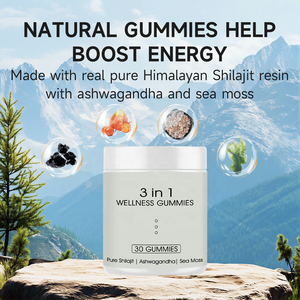ACORN energi dukungan kesehatan imun Gummy suplemen 3 in 1 kebugaran Gummies dengan Himalaya Resin Shilajit - Product Image 4