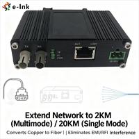 Mini Industrieller 10BASE-T zu 10BASE-FL Ethernet-Medienkonverter