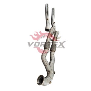 ท่อลงสแตนเลสเกรดพรีเมียม Vortex พร้อมแผ่นกันความร้อนและท่อเชื่อมสำหรับ Audi RS3 8Y 2.5T ปี 2022-2026 - Product Image 3