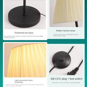 Nordic Luxury Modern E27 <b>Base</b> Small LED <b>Floor</b> Light Stand Arch Standing Light for Hotel Bedroom Living Room Home Decor Marble - Product Image 5