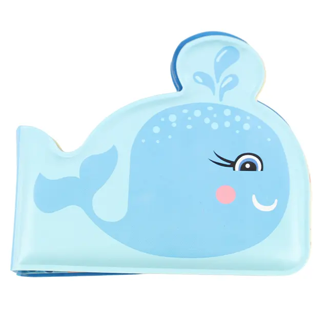 Vente en gros de livre de bain écologique imperméable lavable eva pvc en mousse dessin animé mignon pour enfants