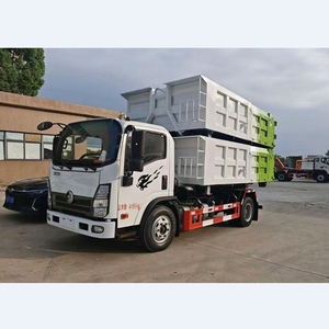 Buen Precio, Camión de Basura HOWO de 5-10 Toneladas con Gancho Elevador, para Manipulación de Contenedores y Transporte de Residuos, Camión Ampliroll - Product Image 1