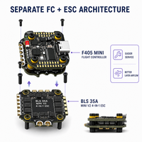 Contrôleur de vol FPV SpeedyBee F405 Mini BLS 35A 20x20 avec ESC 4-en-1 BLHeli_S 3-6S pour drone de course