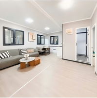 Luxuriöses 20-Fuß-Doppel-Flügel-Expandierbares Fertighaus mit 2 Schlafzimmern, Moderne Erweiterbare Container-Villa für Familienwohnen