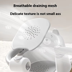 Portatile in plastica per bambini seggiolino da bagno per neonati seggiolino da bagno per neonati e neonati sedia da bagno con ventose per neonati - Product Image 4
