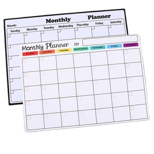 Vente en gros Calendrier de réfrigérateur magnétique Tableau d'affichage autocollant blanc magnétique pour réfrigérateur - Product Image 5