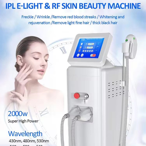 เครื่องกำจัดขนและรักษาสิวแบบมัลติฟังก์ชั่น IPL & RF สำหรับผิวขาว ใช้ในสถานเสริมความงาม - Product Image 1