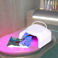 Lampe UV LED sans fil rechargeable professionnelle de bureau 86W haute puissance pour séchage rapide des ongles, idéale pour la conception d'ongles longs - Modèle 2024