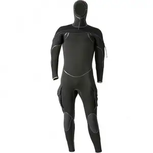 ชุดว่ายน้ำนีโอพรีนสำหรับผู้ชายชุดดำน้ำ3มม. ชุดดำน้ำแบบกำหนดเองชุดดำน้ำ5มม. ชุดดำน้ำฟรีไดฟ์วิ่งแบบเปียกชุดดำน้ำ