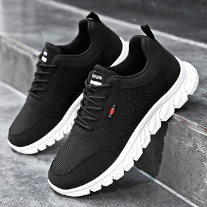 Men's Breathable Mesh Running Sneakers Non Slip Thick Sole Athletic Walking Shoes - Product Image 4