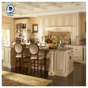 Gabinete de Cocina <span class=keywords><strong>Prima</strong></span> Personalizado, Madera Sólida <span class=keywords><strong>Natural</strong></span>, Cuerpo de Gabinete de Madera Maciza, Gabinetes de Madera Sólida Hechos a Medida - Product Image 6