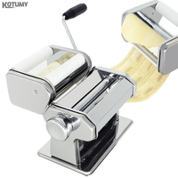 Grande machine automatique à nouilles en acier inoxydable 220V, machine à découper la pâte pour les magasins d'alimentation