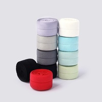 Sangle élastique pliable en nylon et spandex, avec bordure en fil, personnalisable, multicolore, pour accessoires de vêtements et de chaussures