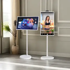 Écran tactile Incell 24 32 pouces Standbyme IPS 2K Moniteur rotatif Android 12 Wifi Smart TV Portable Television Stanbyme