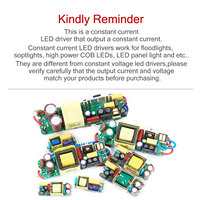 Controlador LED de Corriente Constante con Placa PCB Aislada, 6W 10W 20W 36W 50W 300mA 600mA 900mA 1500mA, Fuente de Alimentación de CA a CC, Transformador LED