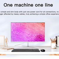 Computadora de Escritorio Todo en Uno i3 i5 i7 i9 de 23.8 Pulgadas para Oficina y Hogar, Ideal para Edición