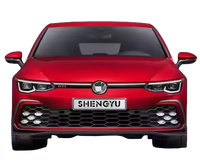 Pare-chocs de voiture contenant des pare-chocs Grille Jupes latérales Diffuseur arrière Phares antibrouillard pour Volkswagen Golf 8 GTI modèle Facelift