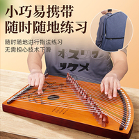 Traditional Chinese Musical Instrument Zither 21 String Guzheng for Beginners With Carry case and Free Gifts