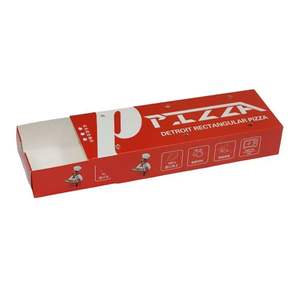 Bandeja de comida de papel Kraft marrón cuadrada impermeable personalizada con logotipo impreso reciclable tamaño personalizado y color grado comercial - Product Image 2