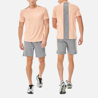 Sport personnalisé T-shirts à manches courtes et shorts Streetwear léger pour hommes Survêtement en nylon respirant Ensembles de shorts coupe-vent pour hommes