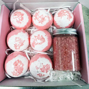 OEM Dry Skin Moist urize 100% natürliche Inhaltsstoffe Valentine Crystal Bath Bomb Ball Badewanne Fizzies Set mit Geschenk box zum Verkauf - Product Image 2