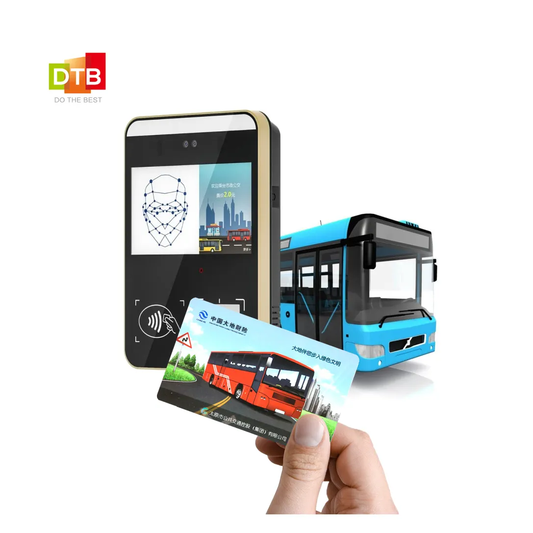 مخصصة RFID حافلة الذكية بطائق ممغنطة تماس Ic rfid اوتوبيس بطاقة حافلة تمرير