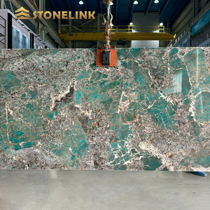Đánh bóng amazons đá cẩm thạch màu xanh lá cây Amazonite <span class=keywords><strong>Onyx</strong></span> tấm đá cẩm thạch màu xanh lá cây nền tường thiết kế cho biệt thự - Product Image 1