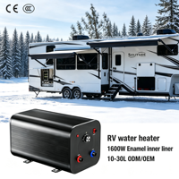Chauffe-eau pour caravane et camping-car, 6 gallons, 12V 220V double alimentation, protection contre les fuites, vente en gros