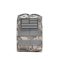 Tas Pinggang Universal Oxford Laser Cut untuk Tempat Ponsel, Organizer Sabuk Utilitas, Kantong Ponsel Taktis Molle, Pengait Rompi Tugas, Ransel