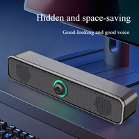 Barre de son portable USB professionnelle de haute qualité 2026 avec éclairage RGB, subwoofer et audio bidirectionnel 5W pour le gaming