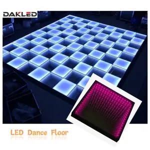 Indoor Outdoor Full Color 30x30cm activate interactive led dance floor for game Wedding Party Decoration