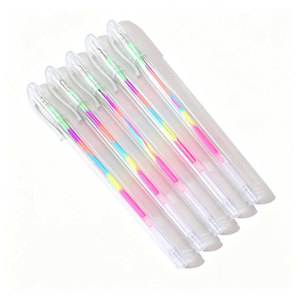 Bolígrafo de gel con purpurina de colores, punta de bala de 1.0 mm, para la escuela, oficina, escritura, resaltado, diario, niños, estudiantes, carcasa de plástico - Product Image 5