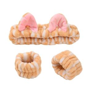 Super Schattig 3 In 1 Kat Oorhaarband Voor Vrouwen Yiwu Zhejiang Anti-Vocht Mouw Haaraccessoires Inclusief Gezicht Wassen Hoofdband - Product Image 5