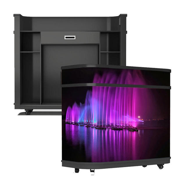 Customized GOB Movable LED DJ Booth P1.8 P2 P2.5 Indoor KTV Dj Table Booth LED Display Screen for Disco Bar Stage Wedding