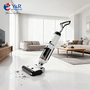 Lavasciuga Pavimenti 3 in 1 180° con Aspirapolvere e Mocio 12000pa 2600mAh 500ML Autopulizia One-Touch 170W Bianco - Product Image 1