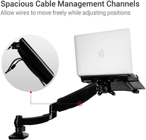 2-Trong-1 Màn Hình Cánh Tay Máy Tính Xách Tay Gắn Kết Đứng Xoay Khí Mùa Xuân LCD Bàn Tay Gắn Kết Cho Màn Hình Máy Tính màn Hình Và Máy Tính Xách Tay - Product Image 6