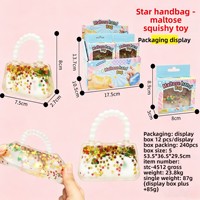 Sac à main anti-stress souple, cadeau de vacances, jouet de décompression transfrontalier en TPR à rebond lent, bonbon malté
