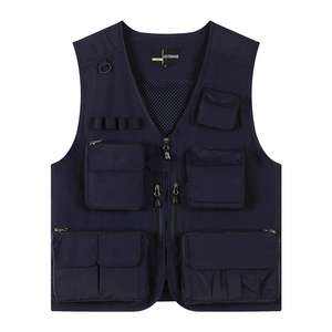 سترة أدوات مخصصة عالية الجودة مع شعار مطبوع وجيوب متعددة للمراسلين والمخرجين والتصوير والصيد - Product Image 1