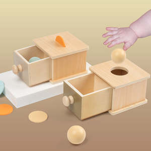 Scatola Montessori con Monete per la Permanenza dell'Oggetto Giocattoli Matematici in Legno per Bambini di 4 Anni Set Educativo Prescolare in Metallo - Product Image 4